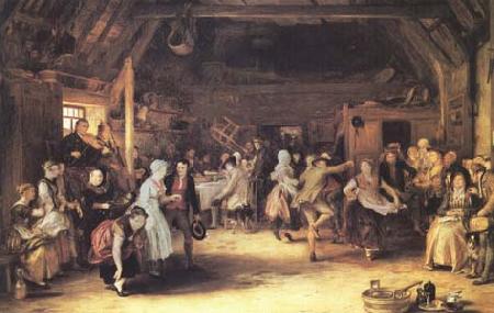 Sir David Wilkie The Penny Wedding (mk25) oil painting image